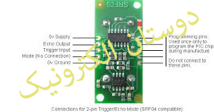 SRF04 Ultrasonic ماژول سنسور فاصله