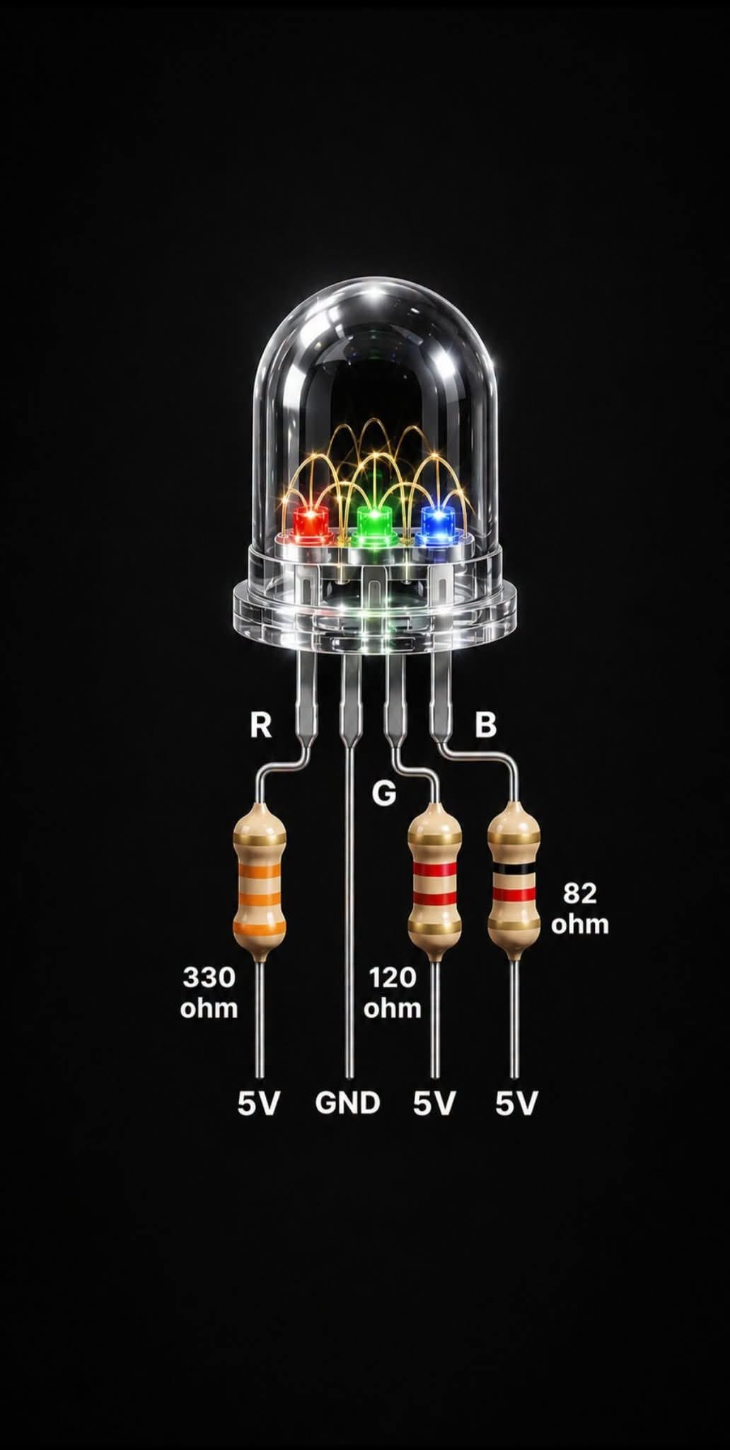LED RGB  4 PIN