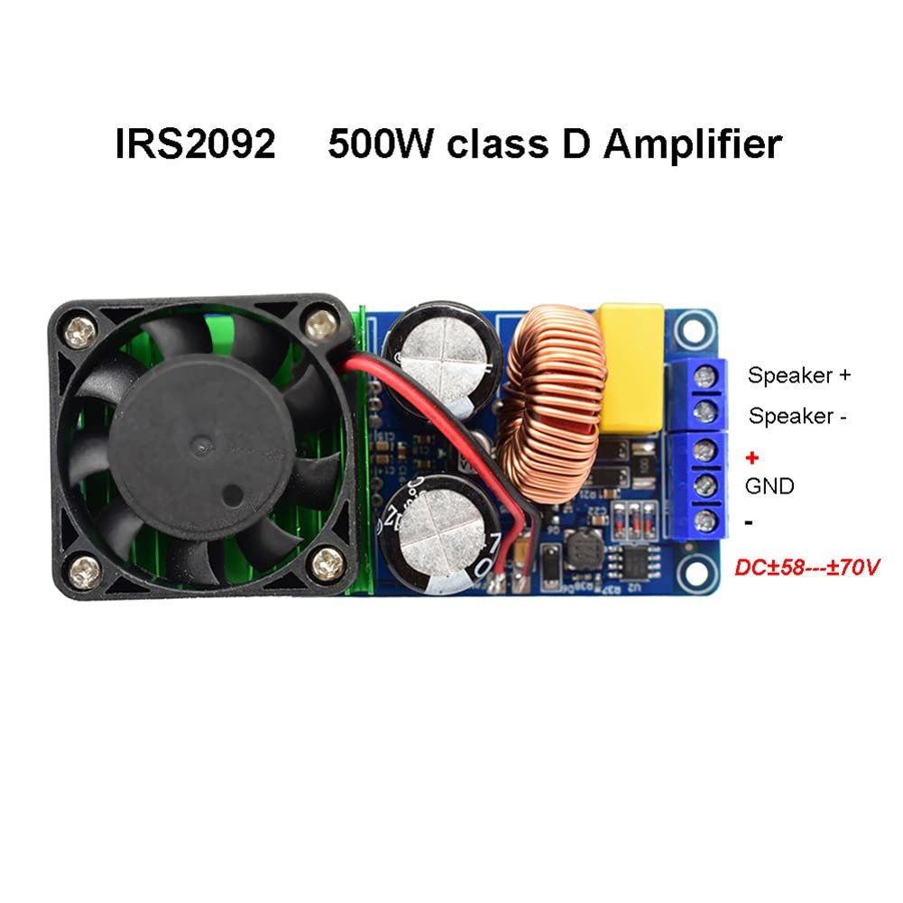 IRS2092S-500W mono Class D amplifier آمپلی فایر