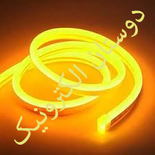 LED ریسه نئون فلکسی زرد 12V dc Yellow