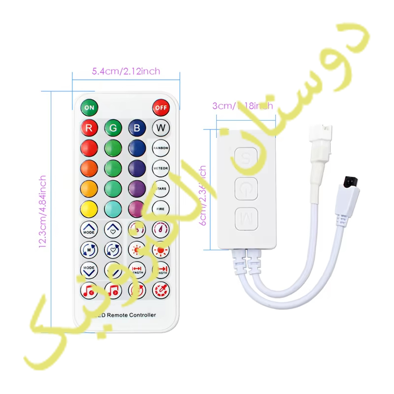 کنترلر LED دیجیتال بلوتوثی SP611E