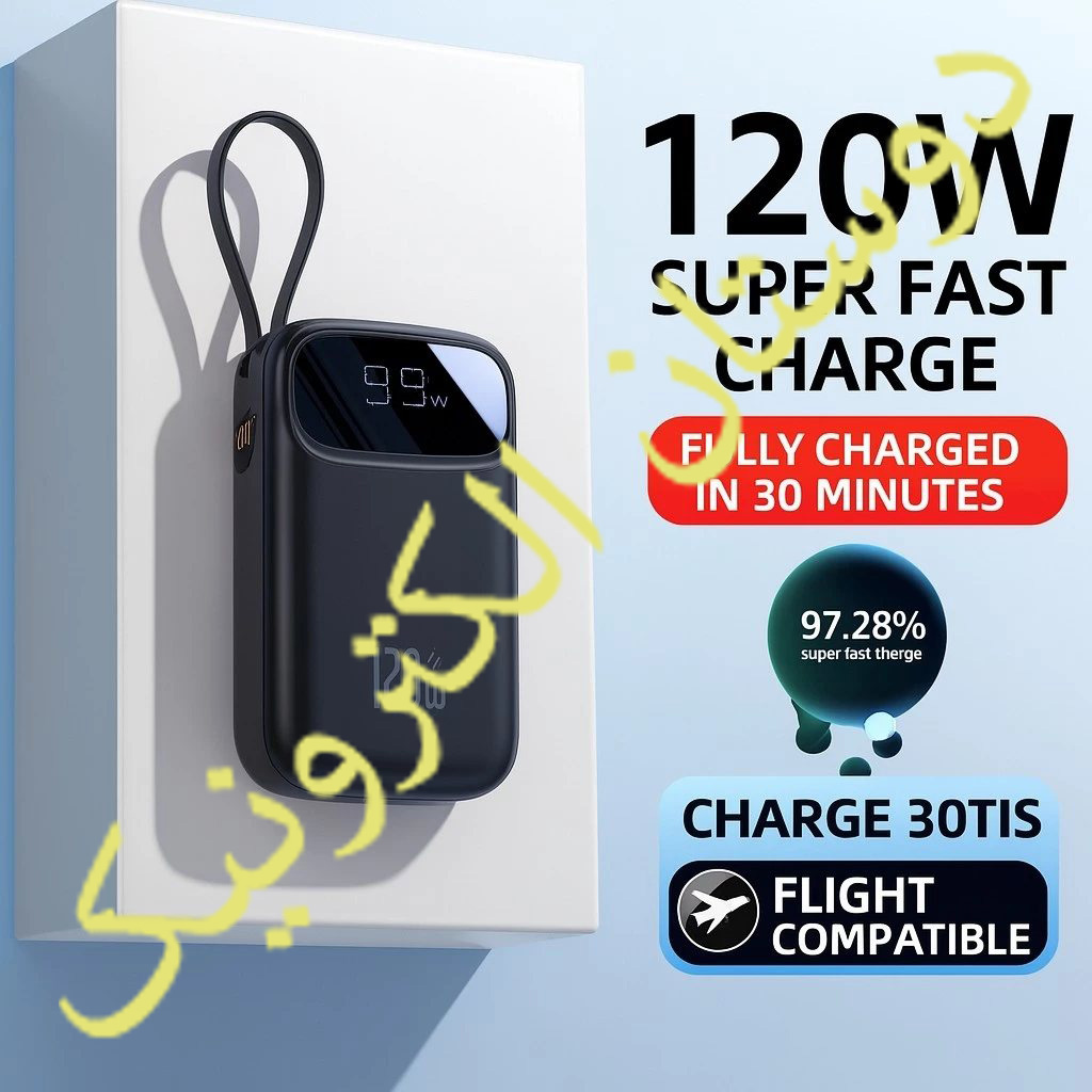 پاور بانک 120W Super Fast charging PD