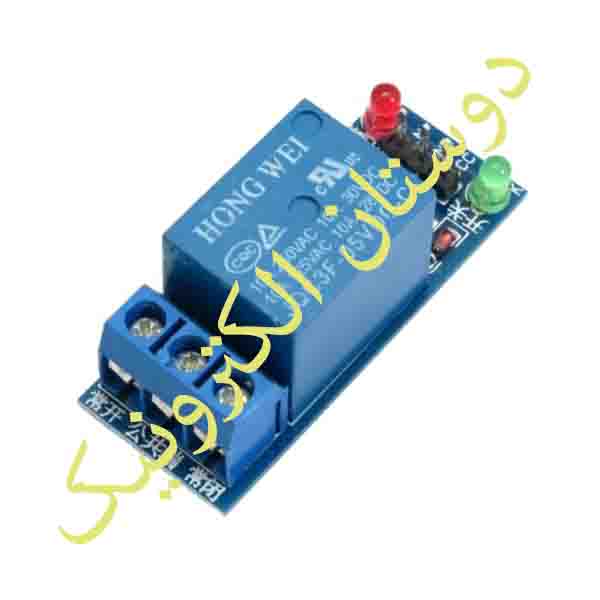 ماژول رله 12 ولت - 10 آمپر - 1 کانال