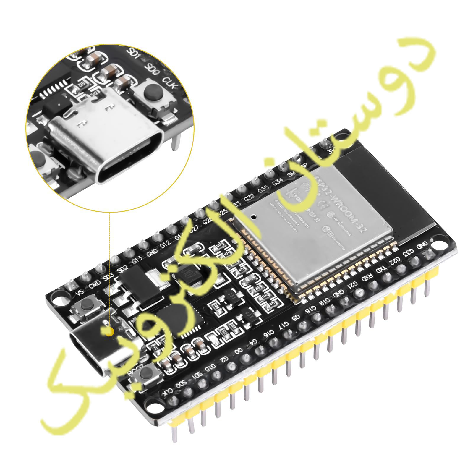 NODE MCU ESP32 38 PIN ماژول بلوتوث و وایفای