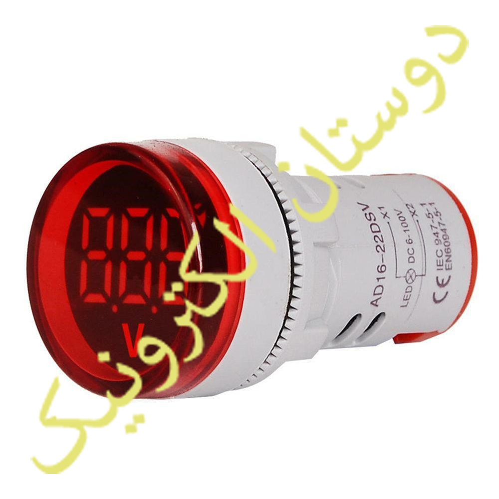 AD16-22VM 6-100V DC ولت متر AD16-22VM 6-100V DC ولت متر